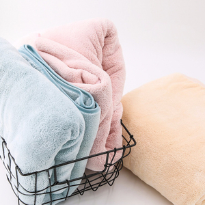 安美拉遇见美-浴巾d468加大超强吸水柔软舒适不掉毛速干毛巾浴巾