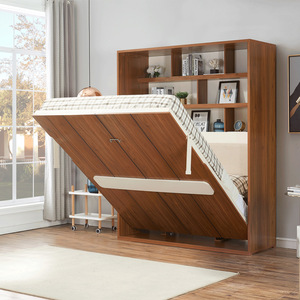 电动隐形床墨菲壁柜床壁床翻转侧翻多功能双人折叠床壁床