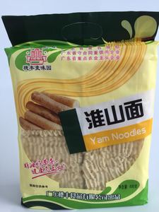 广东穗丰淮山面健康营养好面速食面条800g包装三包包邮新款上市