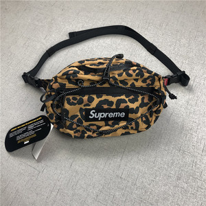 supreme 20fw sling waist bag男女款豹纹潮牌腰包斜挎随身胸包
