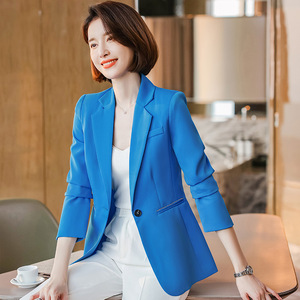 女装官方旗舰店正品艾蜜雪商场同款2022依芭璐舍简新款西装外套女