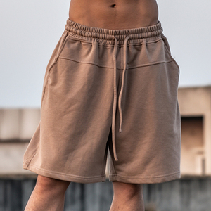 肌肉信仰健身跑步短裤男兄弟篮球衣服宽松针织纯色夏季运动五分裤