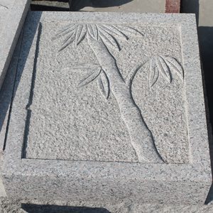 花岗岩石材浮雕壁画石雕装饰天然板材五莲花五莲红五莲灰外墙雕刻