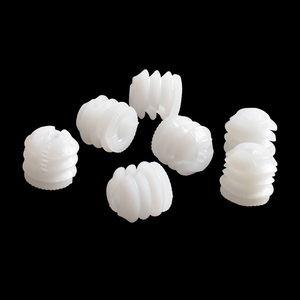 (10颗)塑料内外牙螺母 膨胀螺母 锤子螺母 塑料螺帽 预埋螺母 M6