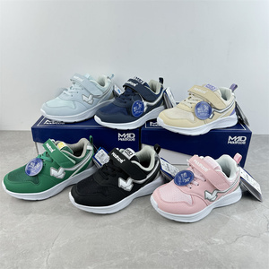 出口日本童鞋外贸男女童休闲鞋春秋季新款小童轻便透气防滑运动鞋