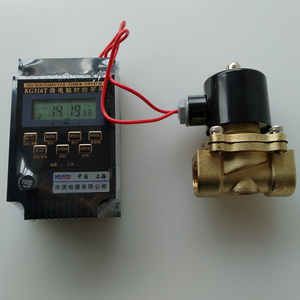 定时开关自来水龙头浇花浇灌厕所全自动智能控制器排水电磁阀220v