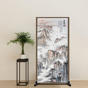 新中式屏风画