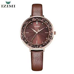 依诗美(izimi)手表时尚休闲精致皮带学生表石英手链女表2019新款