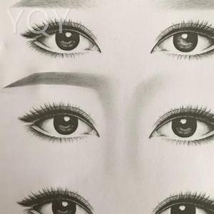 绣练习套装素描本图纸韩式画眉眉色美人防水眉眼睛眉毛无妆面全入门