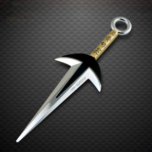 包邮火影四代目苦无模型大号飞雷神波风水门手里剑武器不开刃手办