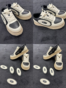 ocai vintage5.0反转黑白色复古板鞋增高厚底潮鞋百搭休闲鞋男女