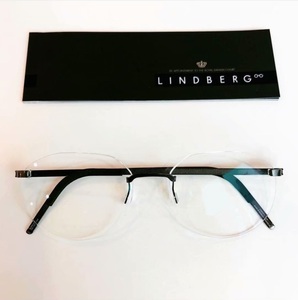 lindberg林德伯格眼镜框女2357无框眼镜架
