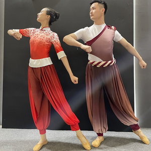 保卫黄河舞台现代舞大合唱舞蹈剧服装学生毕业舞蹈农民演出表演服