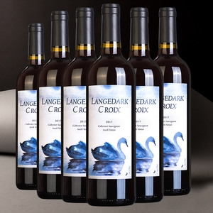 澳大利亚进口红酒 拉格德克·蓝天鹅干红葡萄酒 750ml/瓶 14%vol