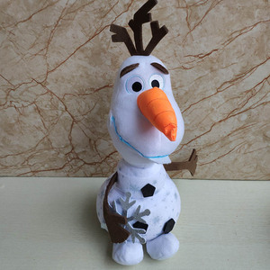 包邮正版美单迪士尼冰雪奇缘2雪宝毛绒公仔玩具雪人玩偶50cm