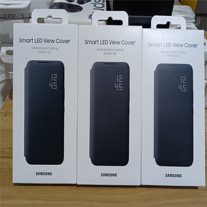 三星s22led智能保护套原装手机壳s22官方皮套翻盖防摔全包