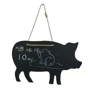 齐富创意留言板店铺广告菜单酒吧咖啡屋奶茶店挂式迷你小黑板白板