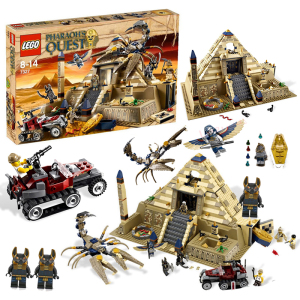 lego乐高积木7327金字塔木乃伊埃及法老蝎子王探险人仔拼装玩具
