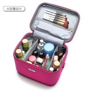 专业化妆包大容量韩国便携旅行手提大号收纳包可爱防水带锁化妆箱