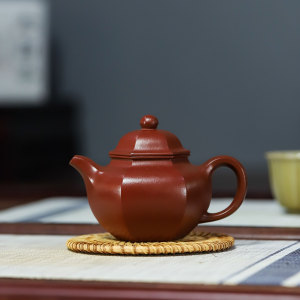 宜兴余美珍原矿泥料纯全手工紫砂壶朱泥大红袍茶具茶壶价格直播间