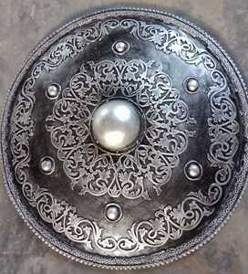 仿中国古代士兵盾牌古装演出拍摄道具将军酒吧密室布景兵器道具盾