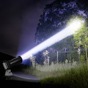 照明强光探照灯远程旋转巡航船用鱼塘工地边防户外一束光led射灯