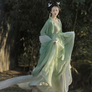 【岚瑛阁】唐制诃子群大袖衫齐胸襦广袖流仙春夏款国风女装汉服