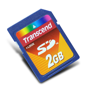 原装transcend/创见 sd卡 2g 小容量低速存储卡 车载导航内存大卡