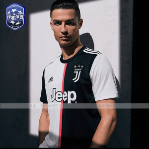 阿迪达斯19-20尤文图斯c罗主场球衣球迷版印号足球服臂章盾dw5455