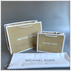正品mk纸袋手提礼品袋包包皮带盒购物袋长钱包盒包装纸袋