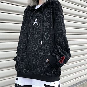 00yiyiqunpai淘宝clot x aj联名卫衣兵马俑 黑红亲友限定陈冠希套头