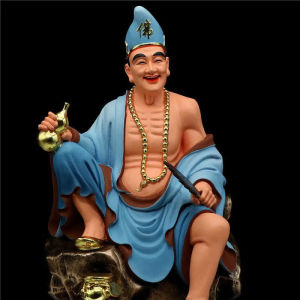 包邮树脂神像济公活佛像降龙罗汉济癫和尚李修缘济公家用供奉摆件