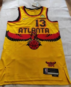 老鹰队13号博格达诺维奇21-22城市版老鹰篮球球衣带原装赞助标