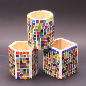 教师节礼物 手工diy笔筒马赛克制作材料包学生创意团建学校小活动