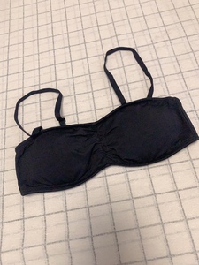 货号520抹胸内衣75ab70b莫代尔棉黑色文胸吊带可用作海绵眼罩护眼