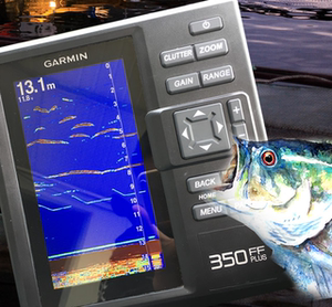 garmin佳明帅客美国原装进口声纳海筏钓探鱼器ff350plus有线中文