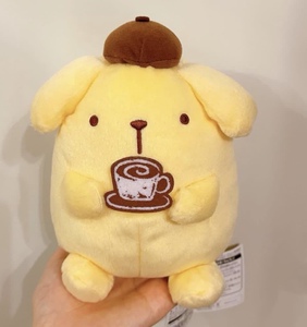 三丽鸥布丁狗喝咖啡款款憨憨的表情公仔玩偶抓娃娃
