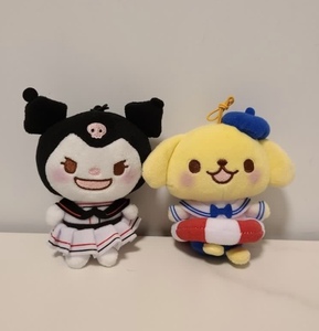 三丽鸥sanrio 库洛米布丁狗表情玩偶公仔高约12cm