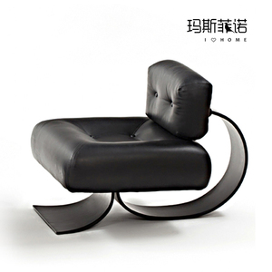 玛斯菲诺现代设计师创意客厅欧式轻奢椅子异形小沙发单人休闲家具