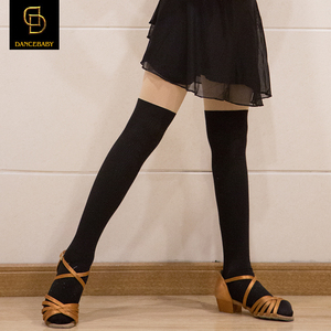 拉丁舞蹈丝袜专业儿童拼接连裤袜表演配饰收腿显瘦少儿袜配套女童