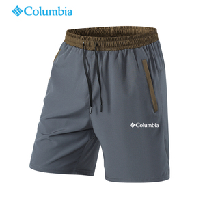 哥伦比亚户外2024新款夏季男短裤运动跑步健身透气冰丝清爽五分裤