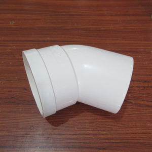 50下水75管道110接头160变径pvc排水管件配件异形内插式45度弯头