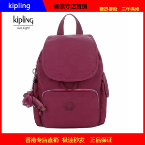 凯普林背包kipling双肩包新款帆布旅行包小号拉链猴子包通用女包