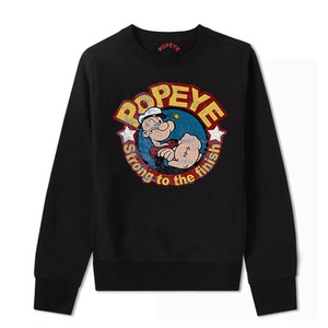 1960年popeye the sailor 大力水手重磅美式宽松复古男士圆领卫衣