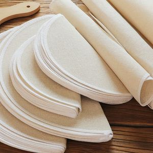 加厚纯棉圆形纱布馒头包子垫布蒸锅蒸笼垫面包烘焙不粘蒸龙布家用
