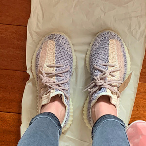 Rainbow Adidas Yeezy Boost 350V2 灰珍珠 侃爷椰子350 GY7658