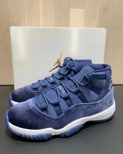 rainbow air jordan 11 aj11 蓝丝绒 高帮 复古篮球鞋 ar0715-441