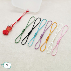 双纽挂件绳 绳子长度7.5厘米 和风手工编织DIY手机链配件