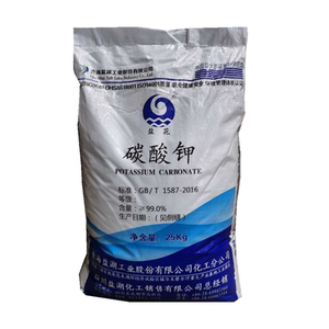 碳酸钾 青海盐湖盐花工业彩管级农业玻璃印染橡胶碳酸钾 25kg/袋