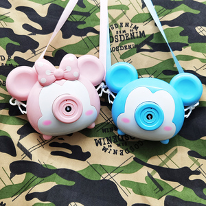 米奇米老鼠泡泡机电动吹泡泡照相机全自动泡泡枪音乐儿童玩具防漏